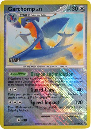Image of Garchomp (5/147) (Championship Promo Staff) [Platinum: Supreme Victors]