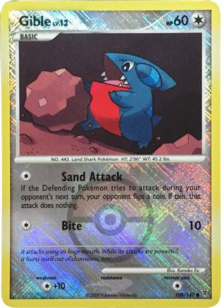 Image of Gible (106/147) (Championship Promo) [Platinum: Supreme Victors]