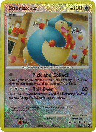 Image of Snorlax (33/111) (League Promo) [Platinum: Rising Rivals]