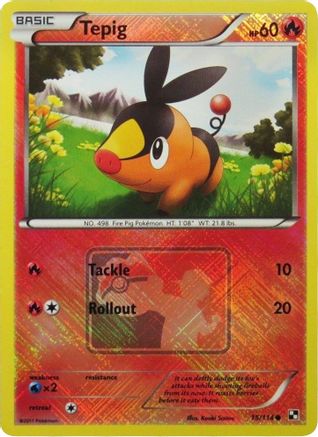 Image of Tepig (15/114) (League Promo) [Black & White: Base Set]