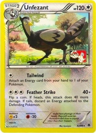 Image of Unfezant (82/98) (League Promo) [Black & White: Emerging Powers]