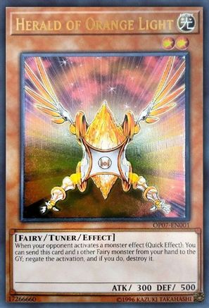 Image of Herald of Orange Light [OP07-EN001] Ultimate Rare