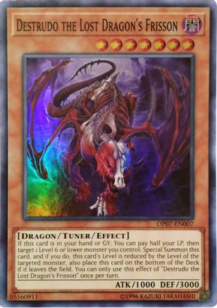 Image of Destrudo the Lost Dragon's Frisson [OP07-EN007] Super Rare