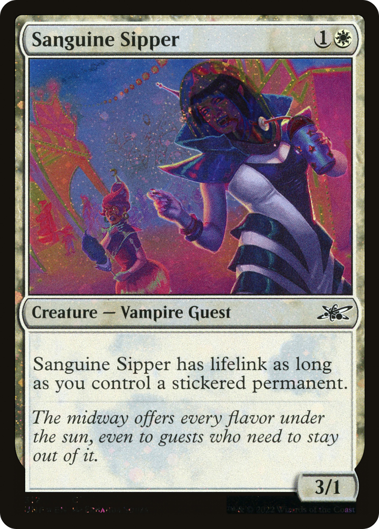 Image of Sanguine Sipper (Galaxy Foil) [Unfinity]