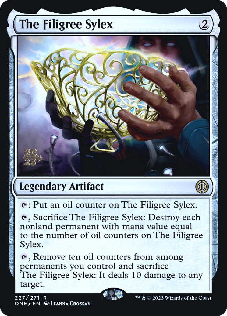 Image of The Filigree Sylex [Phyrexia: All Will Be One Prerelease Promos]