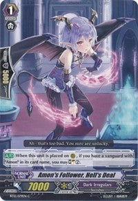 Image of Amon's Follower, Hell's Deal (BT12/079EN) [Binding Force of the Black Rings]
