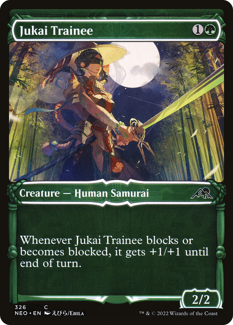Image of Jukai Trainee (Showcase Samurai) [Kamigawa: Neon Dynasty]