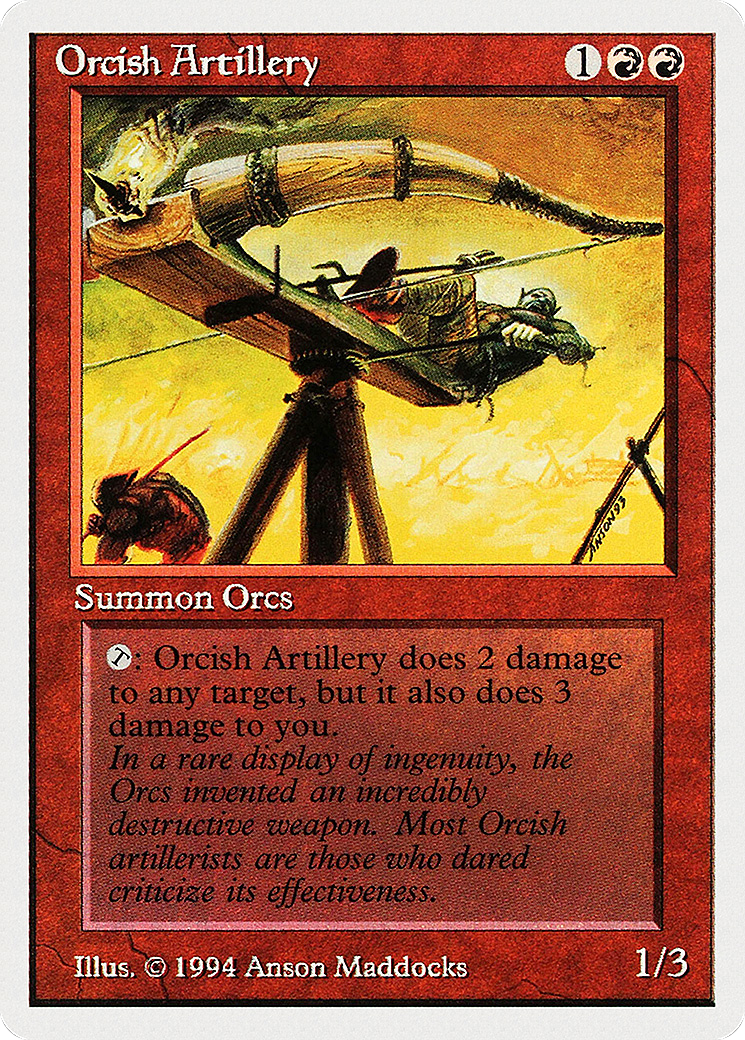 Image of Orcish Artillery [Summer Magic / Edgar]