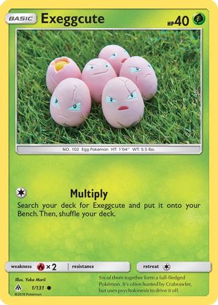 Image of Exeggcute (1/131) [Sun & Moon: Forbidden Light]