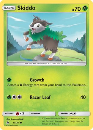 Image of Skiddo (9/131) [Sun & Moon: Forbidden Light]