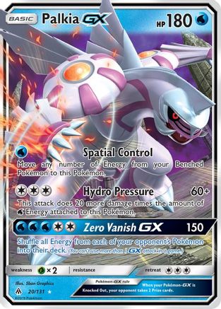 Image of Palkia GX (20/131) [Sun & Moon: Forbidden Light]
