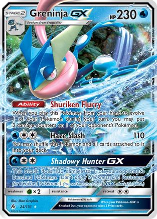 Image of Greninja GX (24/131) [Sun & Moon: Forbidden Light]