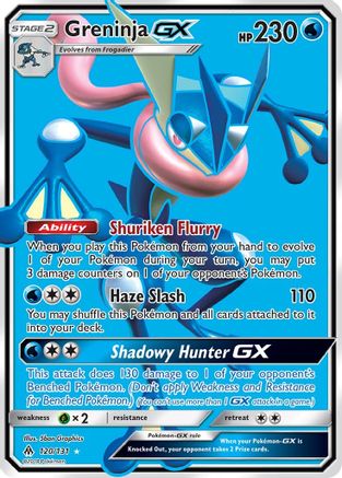 Image of Greninja GX (120/131) [Sun & Moon: Forbidden Light]