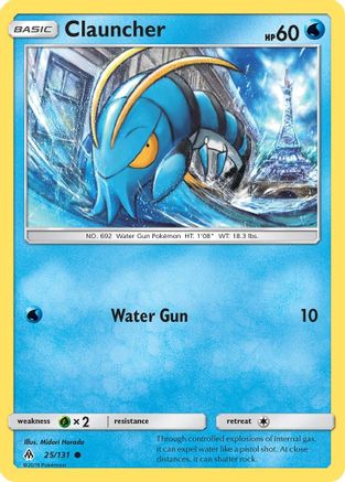 Image of Clauncher (25/131) [Sun & Moon: Forbidden Light]