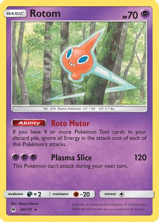 Image of Rotom (40/131) [Sun & Moon: Forbidden Light]