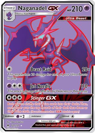 Image of Naganadel GX (121/131) [Sun & Moon: Forbidden Light]