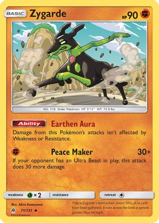 Image of Zygarde (71/131) [Sun & Moon: Forbidden Light]