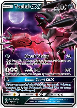 Image of Yveltal GX (79/131) [Sun & Moon: Forbidden Light]