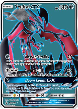 Image of Yveltal GX (124/131) [Sun & Moon: Forbidden Light]