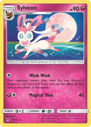 Image of Sylveon (87/131) [Sun & Moon: Forbidden Light]