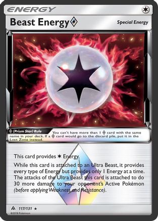 Image of Beast Energy (117/131) (Prism Star) [Sun & Moon: Forbidden Light]