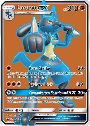 Image of Lucario GX (122/131) [Sun & Moon: Forbidden Light]
