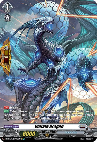 Image of Violate Dragon (D-BT01/SP28EN) [Genesis of the Five Greats]