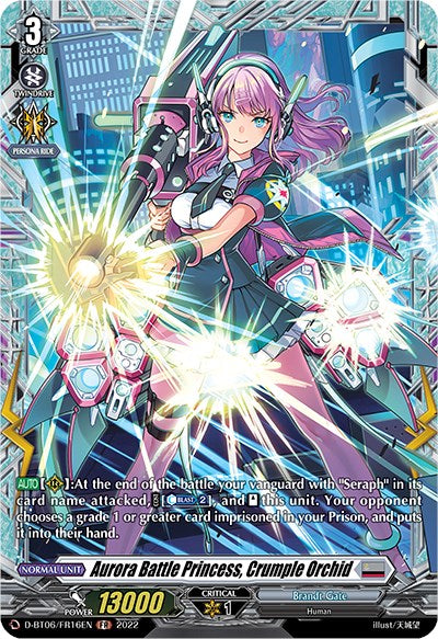 Image of Aurora Battle Princess, Crumple Orchid (D-BT06/FR16EN) [Blazing Dragon Reborn]