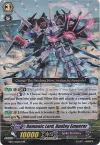 Demonic Lord, Dudley Emperor (EB03/001EN) [Cavalry of Black Steel]