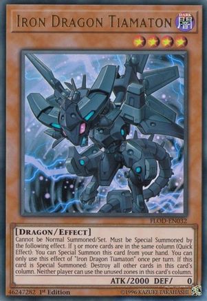 Image of Iron Dragon Tiamaton [FLOD-EN032] Ultra Rare