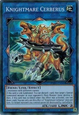 Knightmare Cerberus [FLOD-EN045] Super Rare