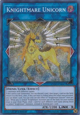 Knightmare Unicorn [FLOD-EN047] Secret Rare