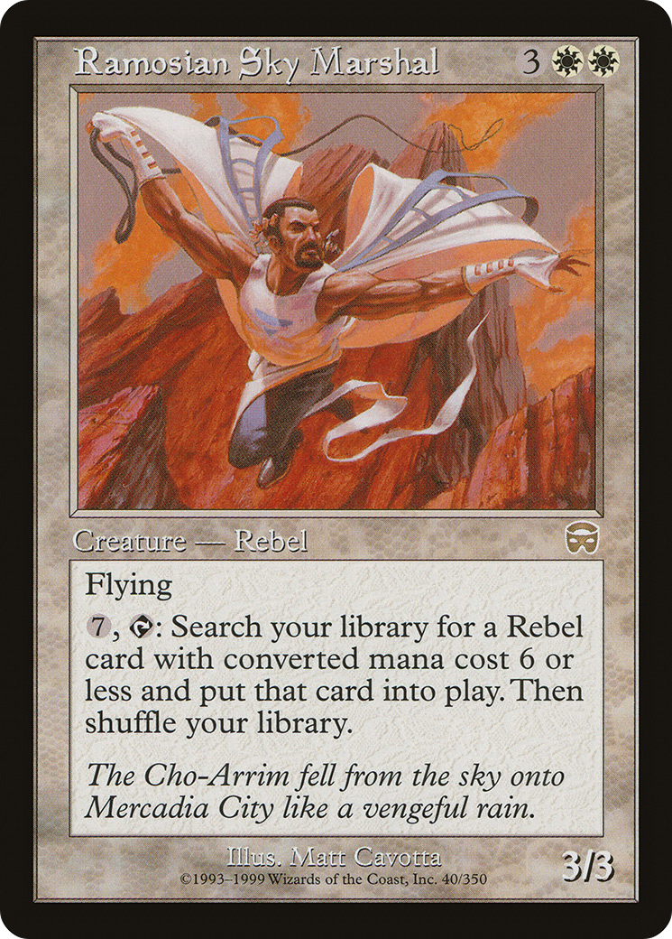 Image of Ramosian Sky Marshal [Mercadian Masques]