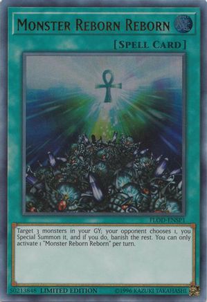 Image of Monster Reborn Reborn [FLOD-ENSP1] Ultra Rare