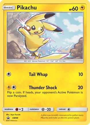 Image of Pikachu (SM98) [Sun & Moon: Black Star Promos]