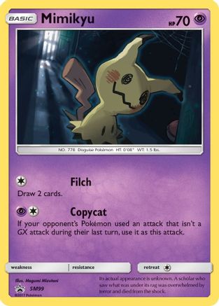 Image of Mimikyu (SM99) [Sun & Moon: Black Star Promos]