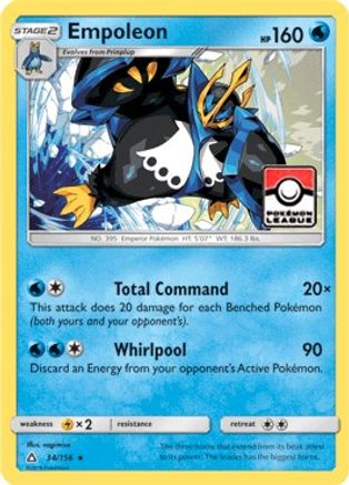Image of Empoleon (34/156) (League Promo) [Sun & Moon: Ultra Prism]