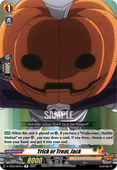 Image of Trick or Treat, Jack (D-TB03/064EN) [Shaman King]