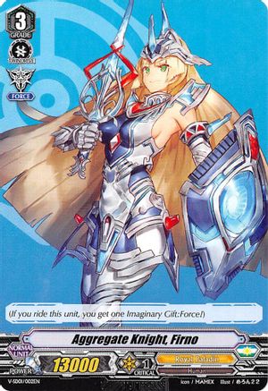 Aggregate Knight, Firno (V START DECK 01: 2018 FREE EXPERIENCE DECK "ROYAL PALADIN")