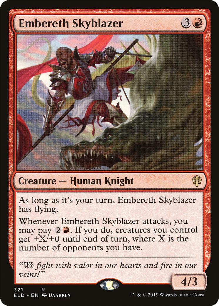 Image of Embereth Skyblazer [Throne of Eldraine]