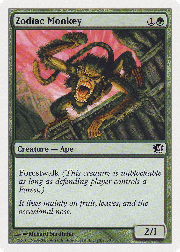 Image of Zodiac Monkey [Ninth Edition]