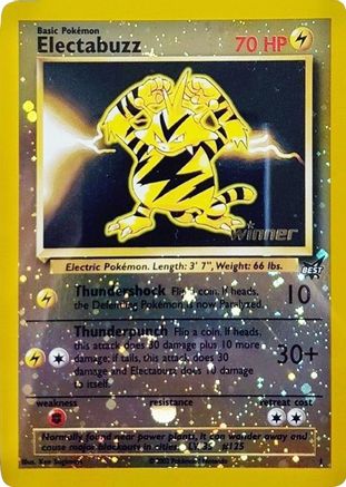 Image of Electabuzz (1) (Winner) [Best of Promos]