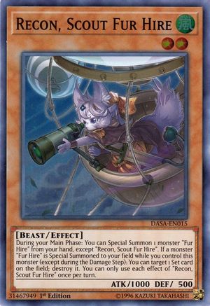 Image of Recon, Scout Fur Hire [DASA-EN015] Super Rare