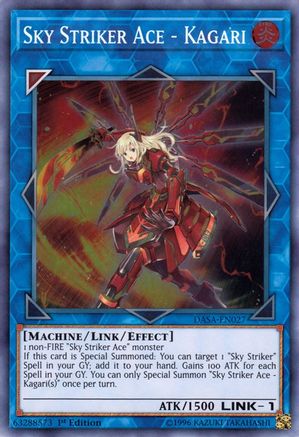 Image of Sky Striker Ace - Kagari [DASA-EN027] Super Rare
