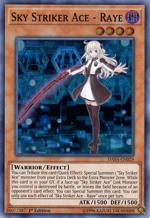 Image of Sky Striker Ace - Raye [DASA-EN029] Super Rare