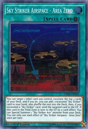 Image of Sky Striker Airspace - Area Zero [DASA-EN039] Super Rare