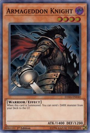 Image of Armageddon Knight [DASA-EN040] Super Rare