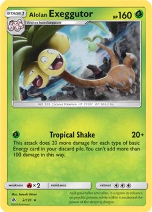 Image of Alolan Exeggutor (2/131) (Theme Deck Exclusive) [Sun & Moon: Forbidden Light]