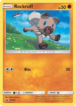 Image of Rockruff (SM120) [Sun & Moon: Black Star Promos]