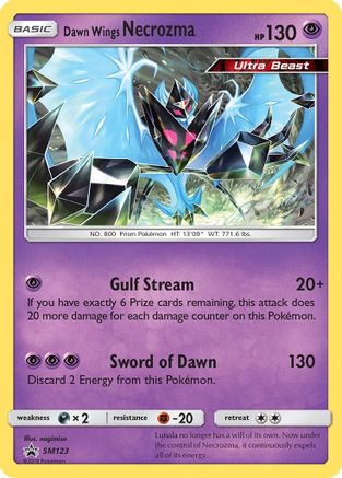 Image of Dawn Wings Necrozma (SM123) [Sun & Moon: Black Star Promos]